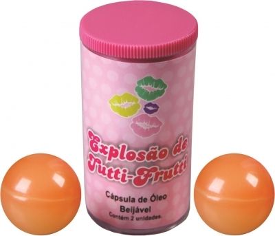 Bolinha Beijável Tutti Frutti 2 unidades